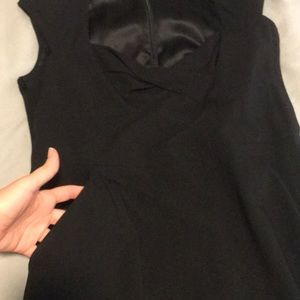 Black silk lining dress